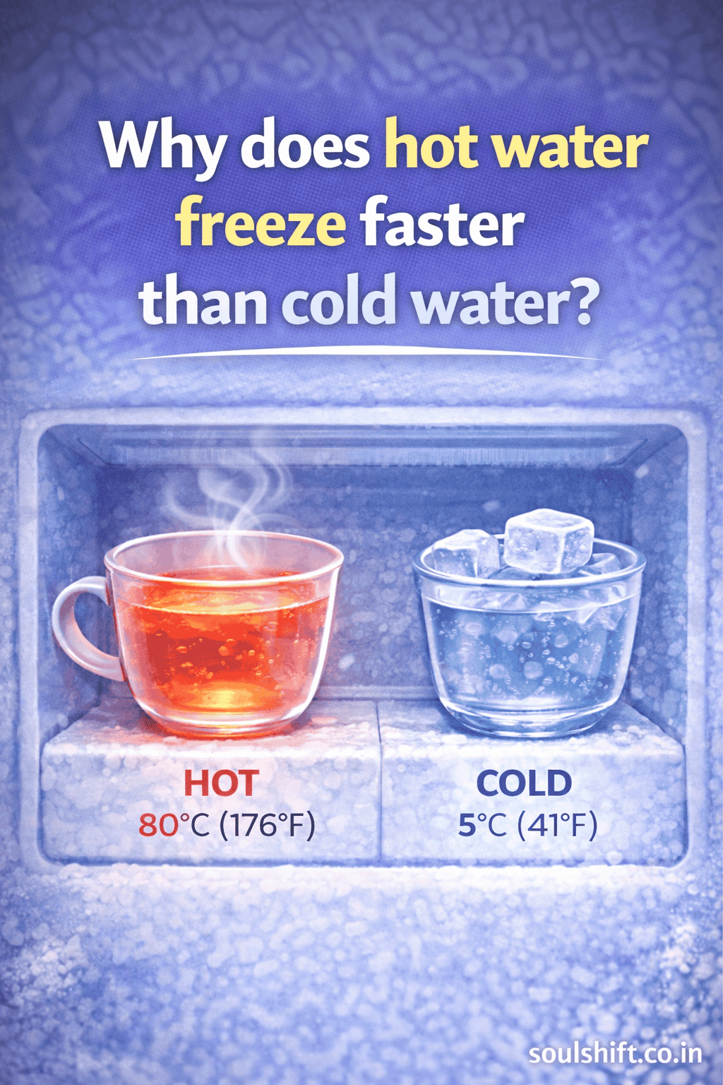 Why does hot water sometimes freeze faster than cold water?