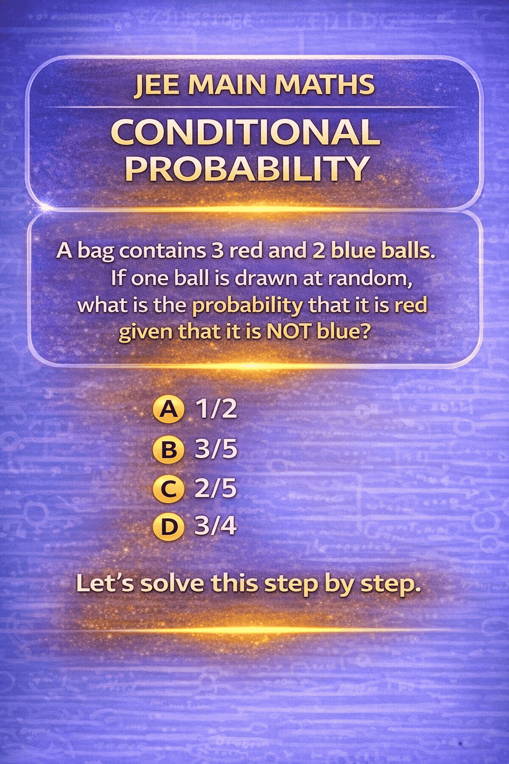 Conditional Probability Explained Step by Step